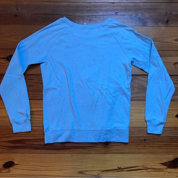 Disney Light Blue Frozen Reversible Cotton Sweater, EUC, L - Picture 10 of 12